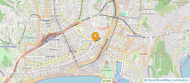 localisation de l'entreprise VILLA ANGELA à NICE