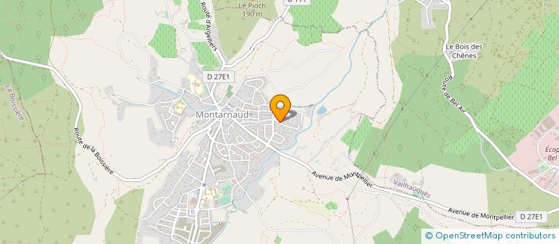 localisation de l'entreprise VILLA ARC EN CIEL  MONTARNAUD