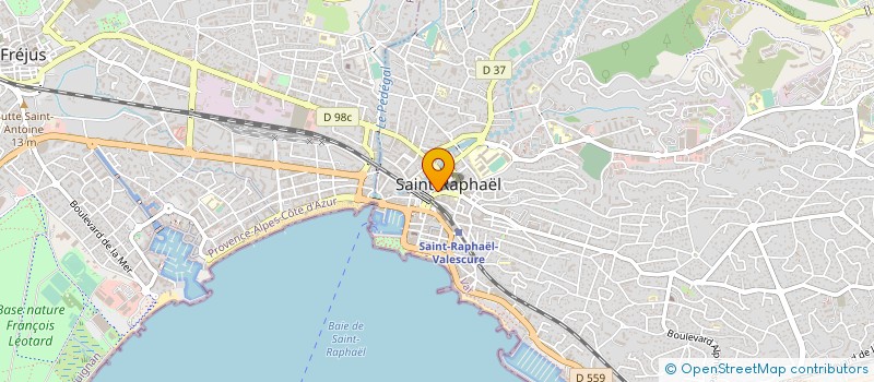 localisation de l'entreprise VILLA ASIA à SAINT-RAPHAEL
