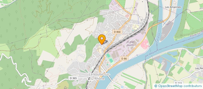 localisation de l'entreprise VILLA ATEPOMAR  LA VOULTE-SUR-RHONE