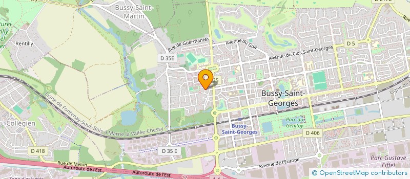localisation de l'entreprise VILLA AUBERT  BUSSY-SAINT-GEORGES