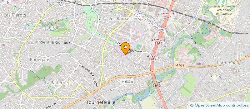 localisation de l'entreprise VILLA AX SAS à COLOMIERS