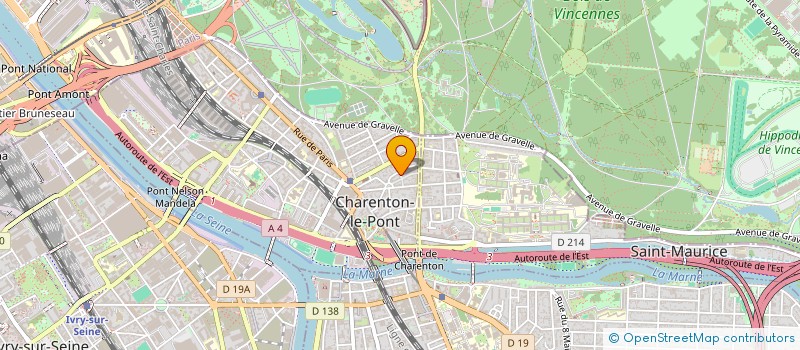 localisation de l'entreprise VILLA AZUR  CHARENTON-LE-PONT