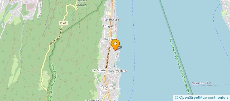 localisation de l'entreprise VILLA AZZURO  SEVRIER