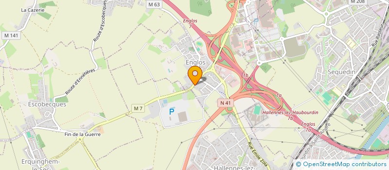 localisation de l'entreprise VILLA BARBIEUX  ENGLOS