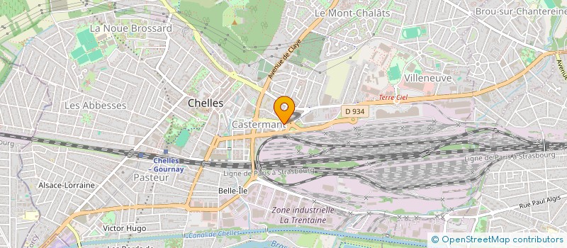 localisation de l'entreprise VILLA BARRETO à CHELLES