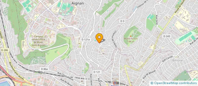 localisation de l'entreprise VILLA BEAUSEJOUR  MONT-SAINT-AIGNAN