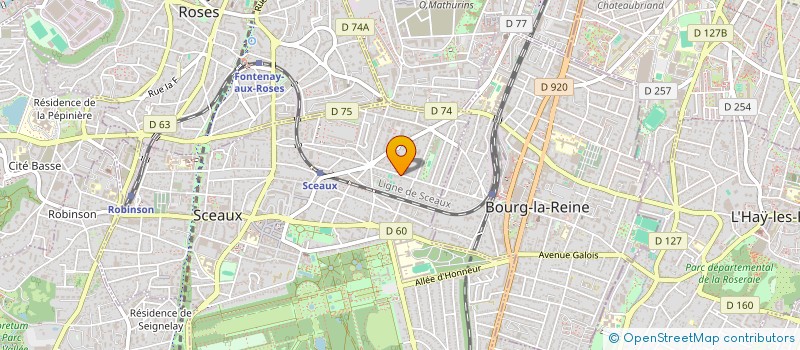 localisation de l'entreprise VILLA BEL AVENIR à SCEAUX