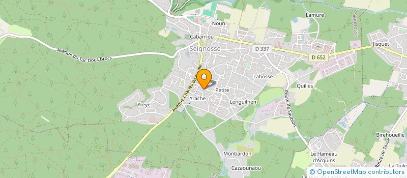 localisation de l'entreprise VILLA BELHARRA  SEIGNOSSE