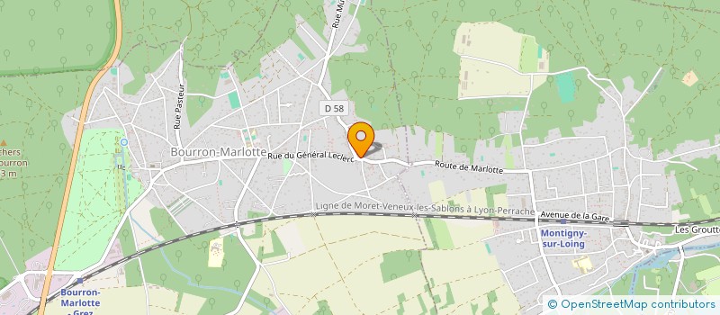 localisation de l'entreprise VILLA BELLA  BOURRON-MARLOTTE