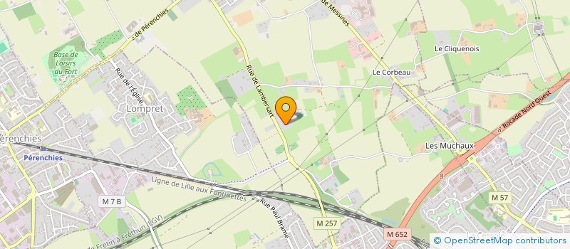 localisation de l'entreprise VILLA BELLEVUE  VERLINGHEM