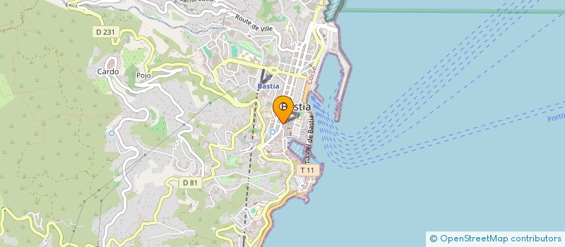 localisation de l'entreprise VILLA BIANCA à BASTIA