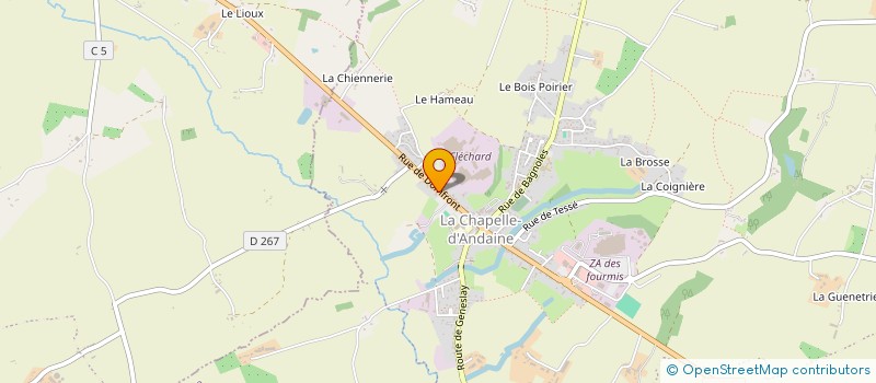 localisation de l'entreprise VILLA BLADWIN à RIVES D'ANDAINE