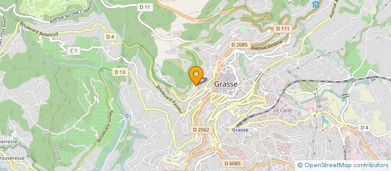 localisation de l'entreprise VILLA BLU  GRASSE