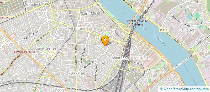 localisation de l'entreprise VILLA BOHEME à BORDEAUX