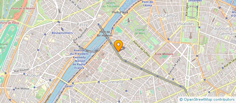 localisation de l'entreprise VILLA BORGHESE à PARIS