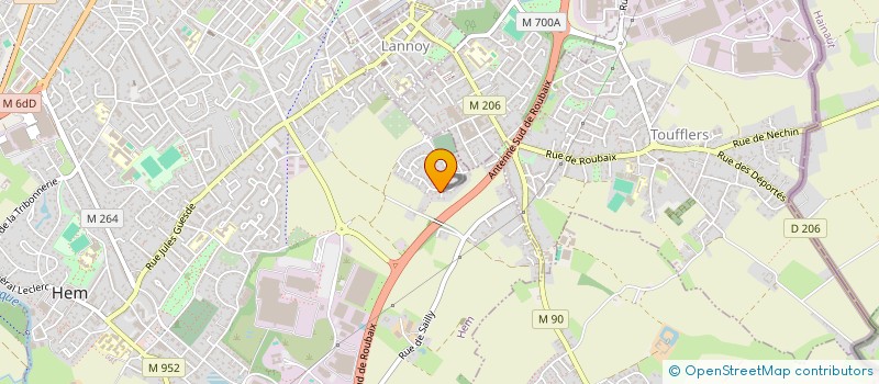 localisation de l'entreprise VILLA BORIVOLI  HEM