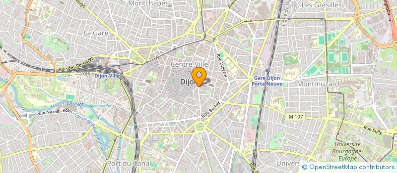 localisation de l'entreprise VILLA CALIFORNIA à DIJON
