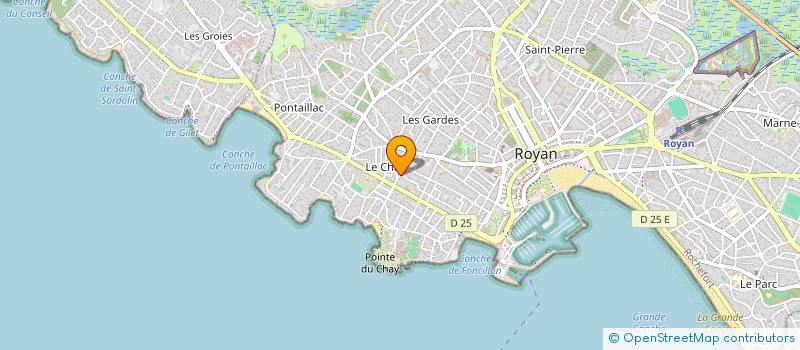 localisation de l'entreprise VILLA CANTEGRIL  ROYAN