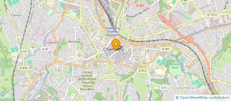 localisation de l'entreprise VILLA CARAMAGNE  CHAMBERY