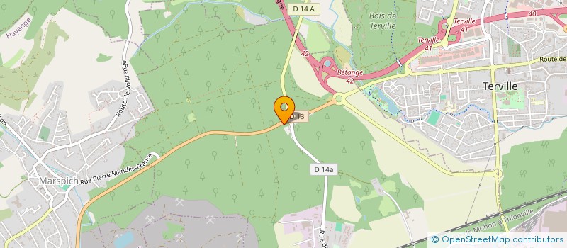 localisation de l'entreprise VILLA CASTELLINO  FLORANGE