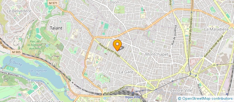 localisation de l'entreprise VILLA CATALINETTA à DIJON