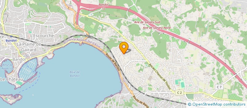 localisation de l'entreprise VILLA CEZANNE à SANARY-SUR-MER