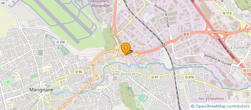 localisation de l'entreprise VILLA CHLOE  SAINT-VICTORET