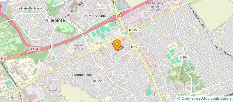 localisation de l'entreprise VILLA CHRISTELLE à VILLEPINTE