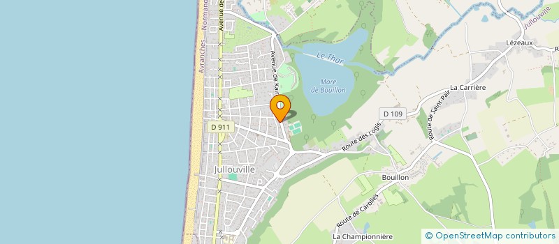 localisation de l'entreprise VILLA CIGALOU  JULLOUVILLE