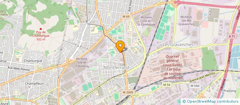 localisation de l'entreprise VILLA CLAUDY  CLERMONT-FERRAND