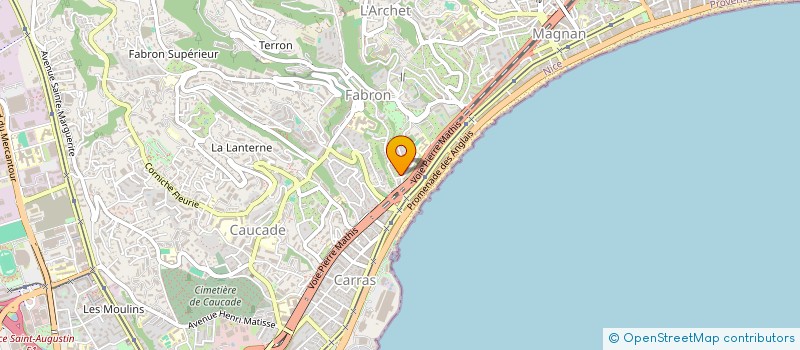 localisation de l'entreprise VILLA CLOPODIA à NICE