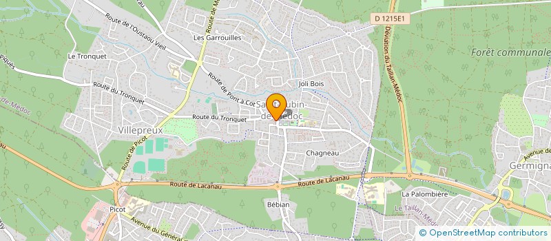 localisation de l'entreprise VILLA COLIBRI  SAINT-AUBIN-DE-MEDOC