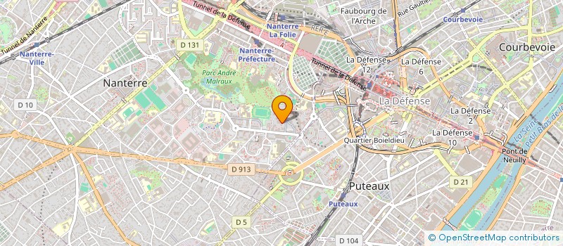 localisation de l'entreprise VILLA COLOMBE  NANTERRE