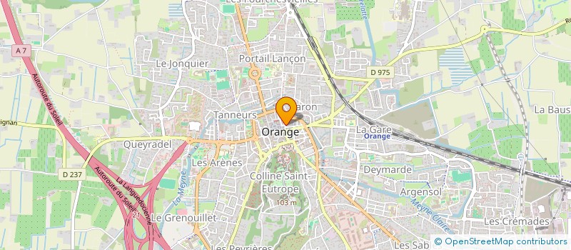 localisation de l'entreprise VILLA CONCORDE  ORANGE