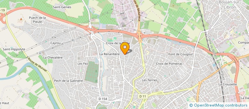 localisation de l'entreprise VILLA CONFORA à BEZIERS