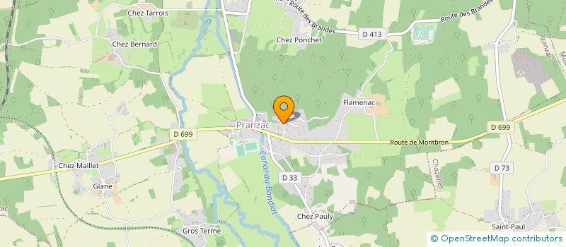 localisation de l'entreprise VILLA D'ARYA  PRANZAC