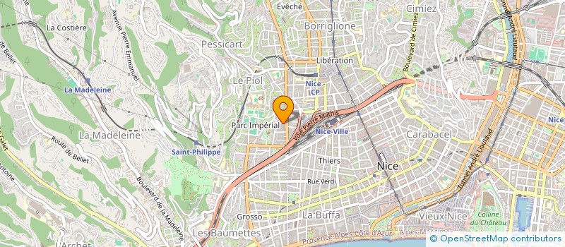 localisation de l'entreprise VILLA D'EST à NICE