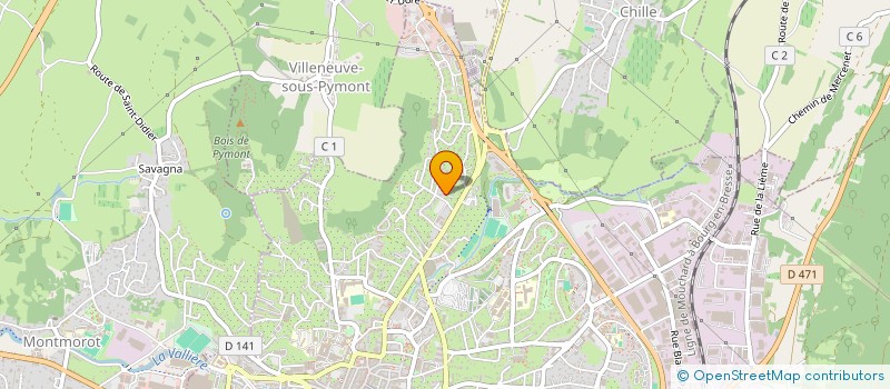 localisation de l'entreprise VILLA D'ESTE à LONS-LE-SAUNIER