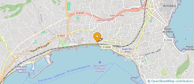 localisation de l'entreprise VILLA D'ESTE CTIM à ANTIBES