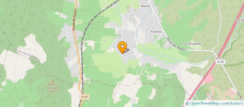 localisation de l'entreprise VILLA D'ESTE GESTION SCI  LE LUC