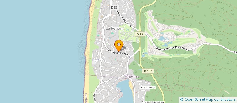 localisation de l'entreprise VILLA D'O  SEIGNOSSE