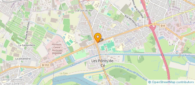 localisation de l'entreprise VILLA D'OR à LES PONTS-DE-CE