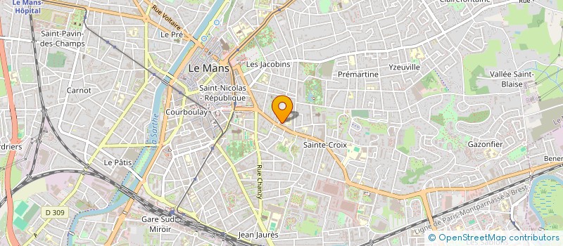 localisation de l'entreprise VILLA D'YVRE  LE MANS