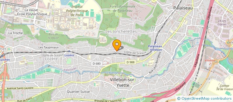 localisation de l'entreprise VILLA DANIEL à PALAISEAU