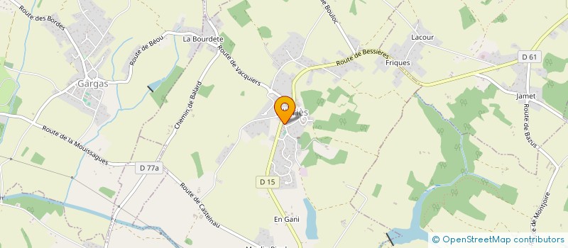 localisation de l'entreprise VILLA-DANSE  VILLARIES