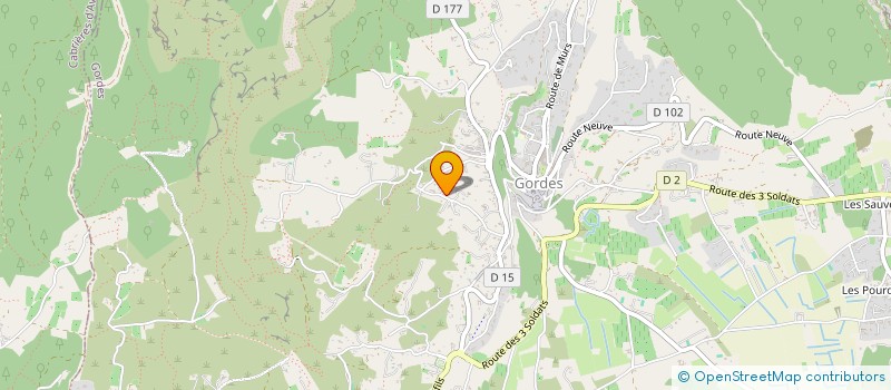 localisation de l'entreprise VILLA DE FIE  GORDES