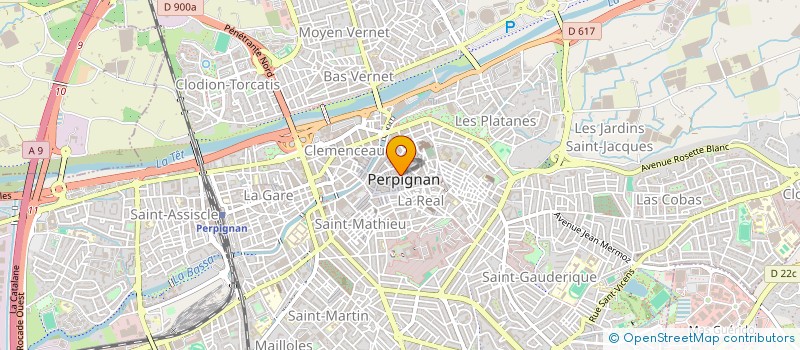 localisation de l'entreprise VILLA DE GRANDE BRETAGNE à PERPIGNAN