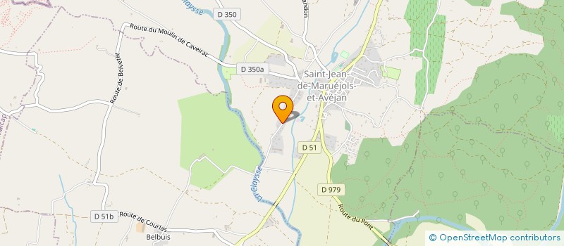 localisation de l'entreprise VILLA DE L'AGAVE  SAINT-JEAN-DE-MARUEJOLS-ET-AVEJAN