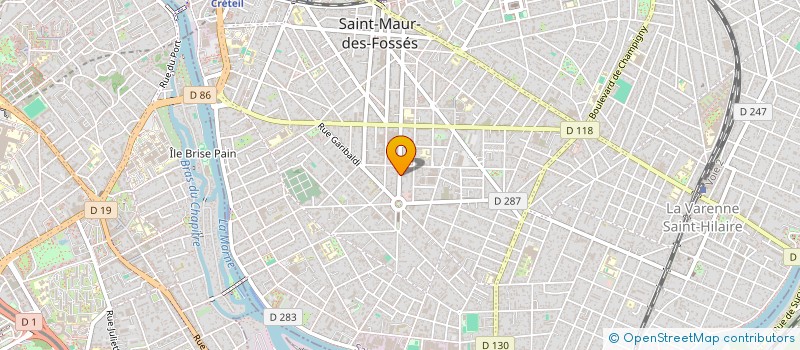 localisation de l'entreprise VILLA DE L'AQUEDUC à SAINT-MAUR-DES-FOSSES